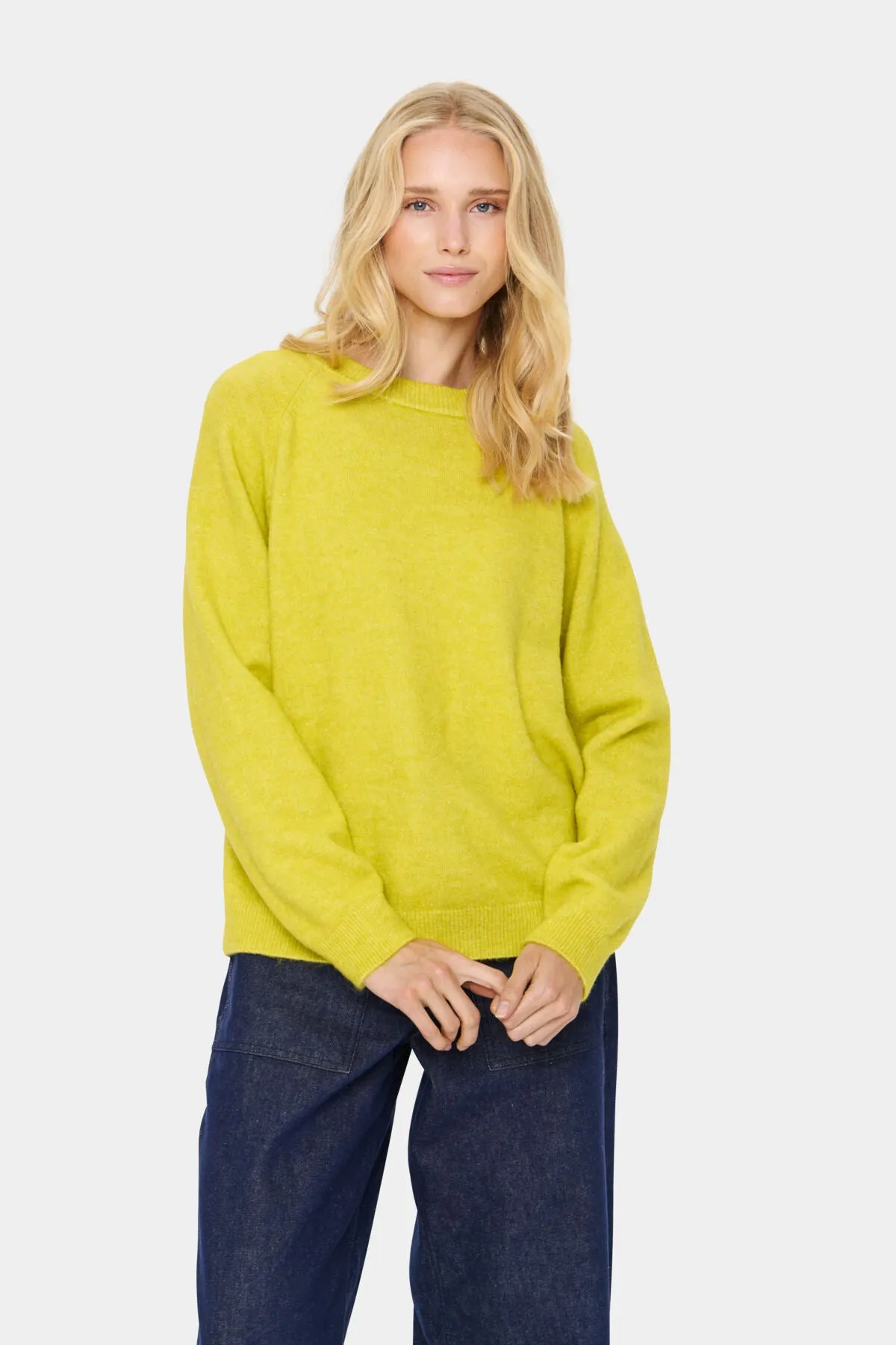 Saint Tropez Garbie Pullover in Celery