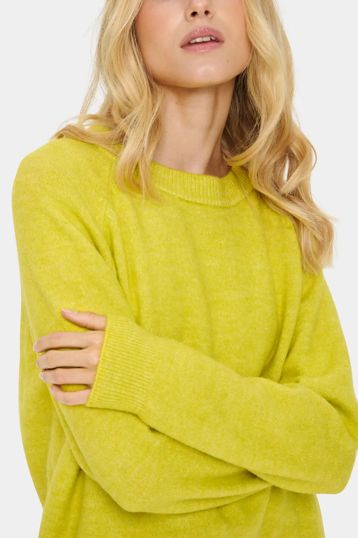 Saint Tropez Garbie Pullover in Celery