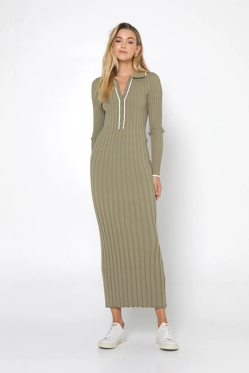 Sarah Knit Dress | Sage