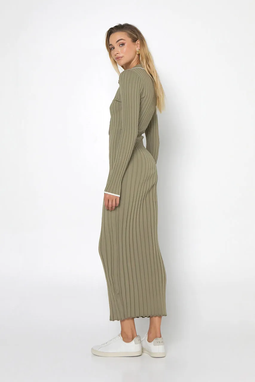 Sarah Knit Dress | Sage