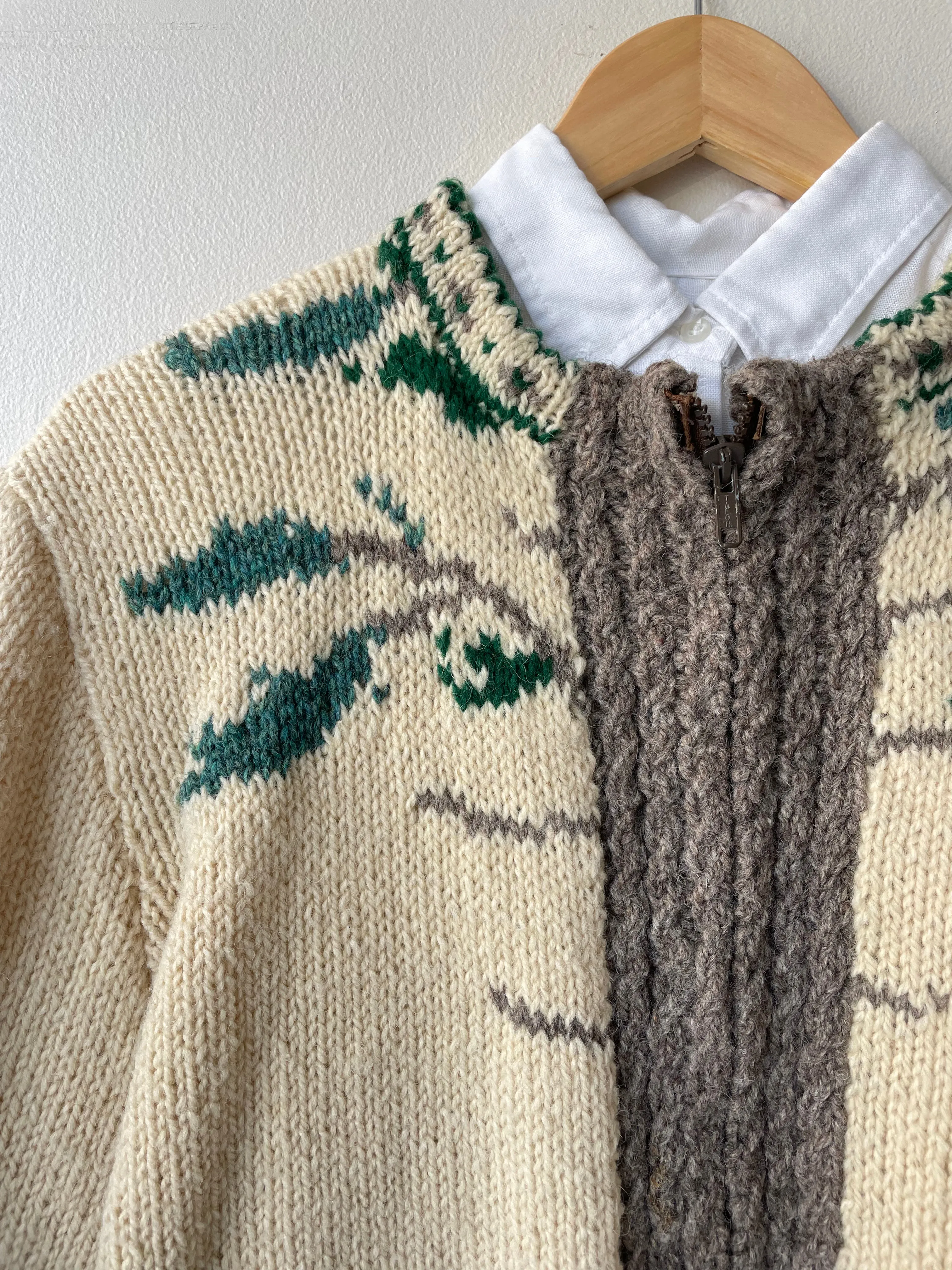 Sequoia 1950s Hand Knit Cardigan