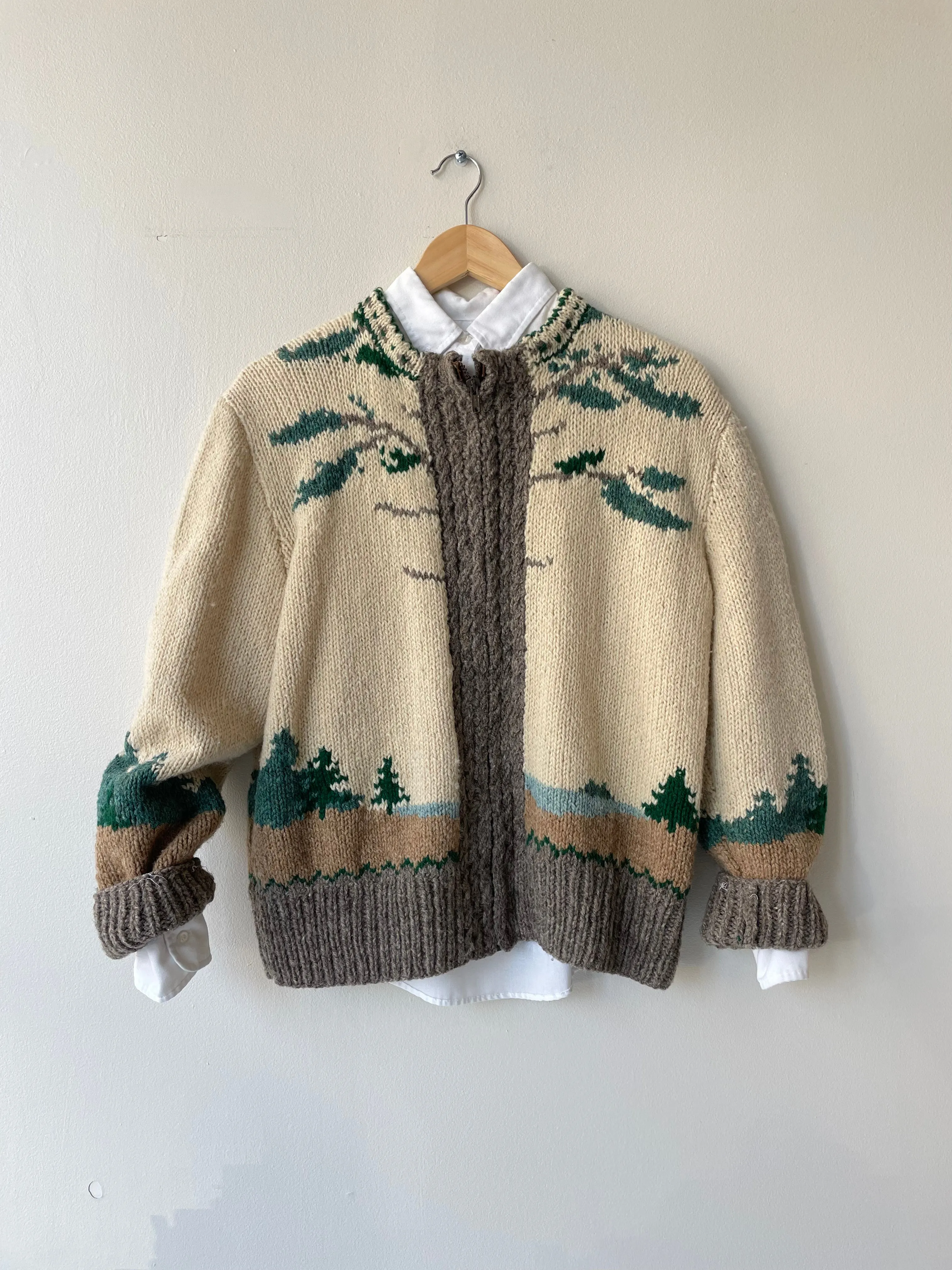 Sequoia 1950s Hand Knit Cardigan