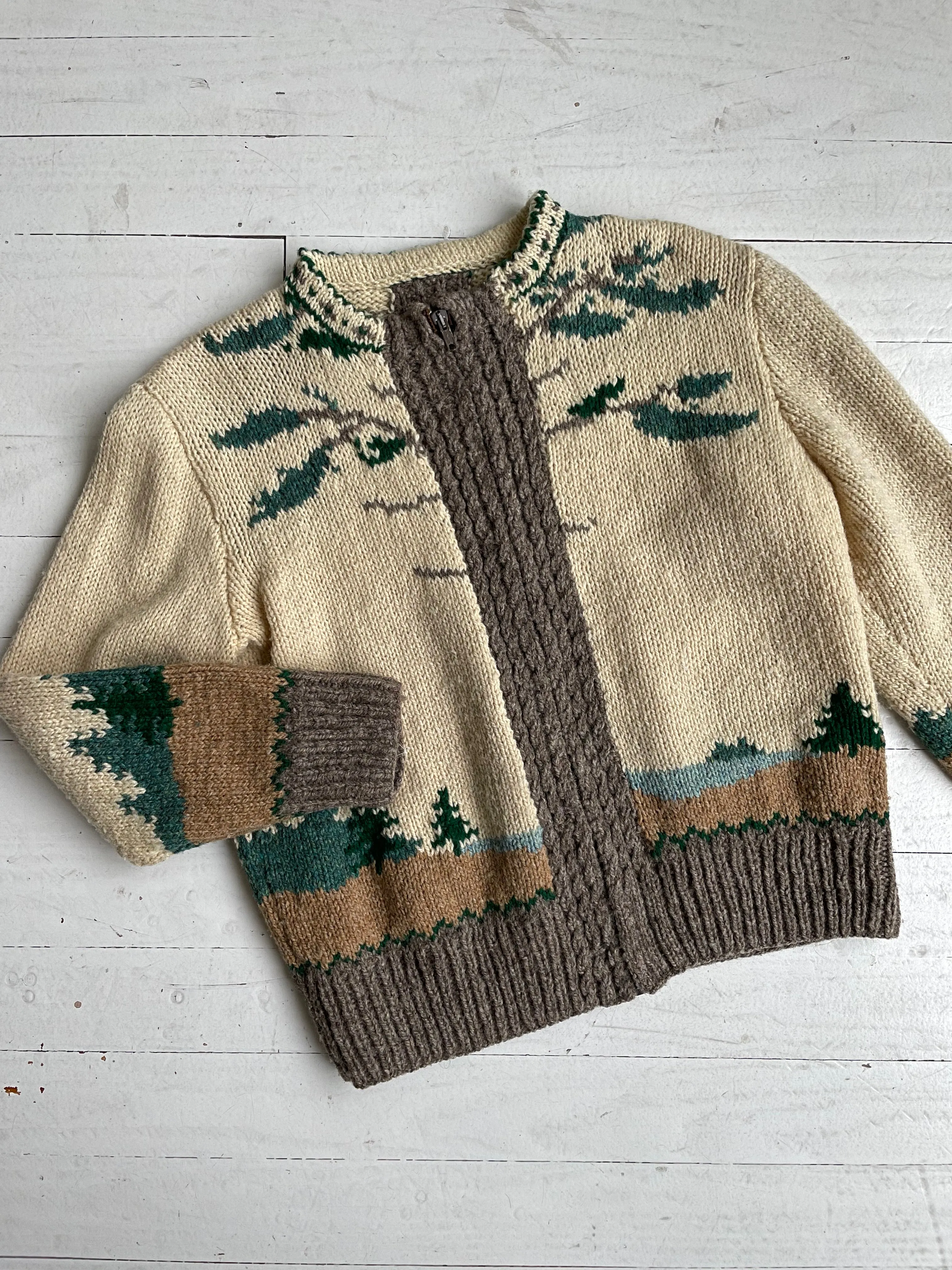 Sequoia 1950s Hand Knit Cardigan