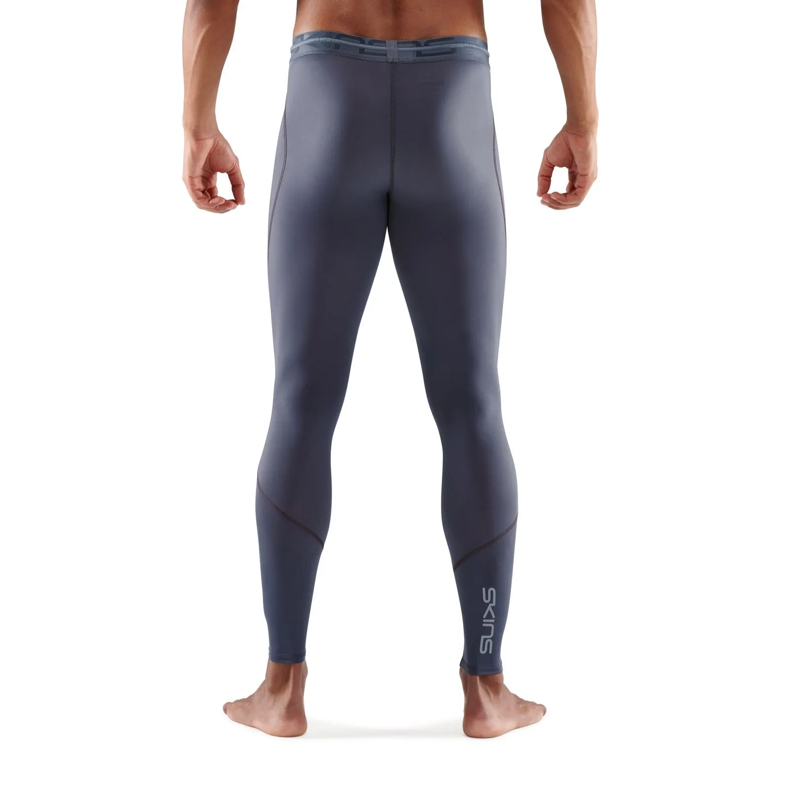 SKINS SERIES-3 MEN'S TRAVEL AND RECOVERY LONG TIGHTS CHARCOAL