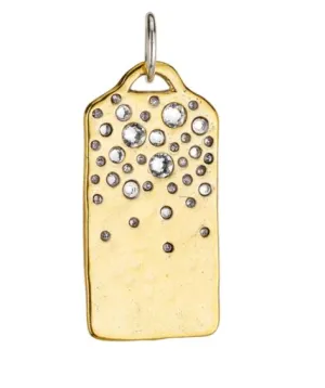 Starshower Infinity Ingot Pendant - Brass