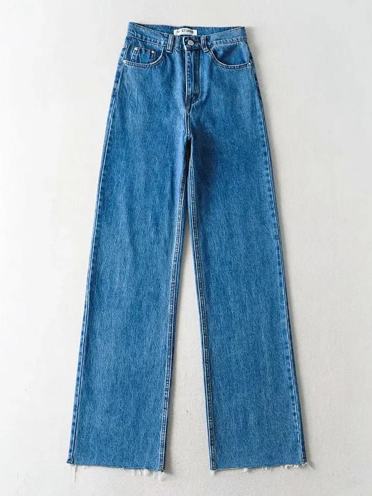 'Take Me As I Am' Straight Leg Baggy Jeans