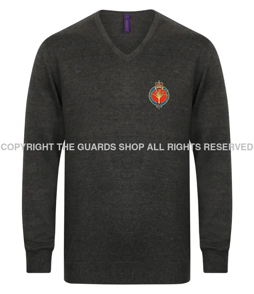 The Welsh Guards Lightweight V Neck Sweater