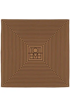 Toteme   Signature monogram silk scarf 