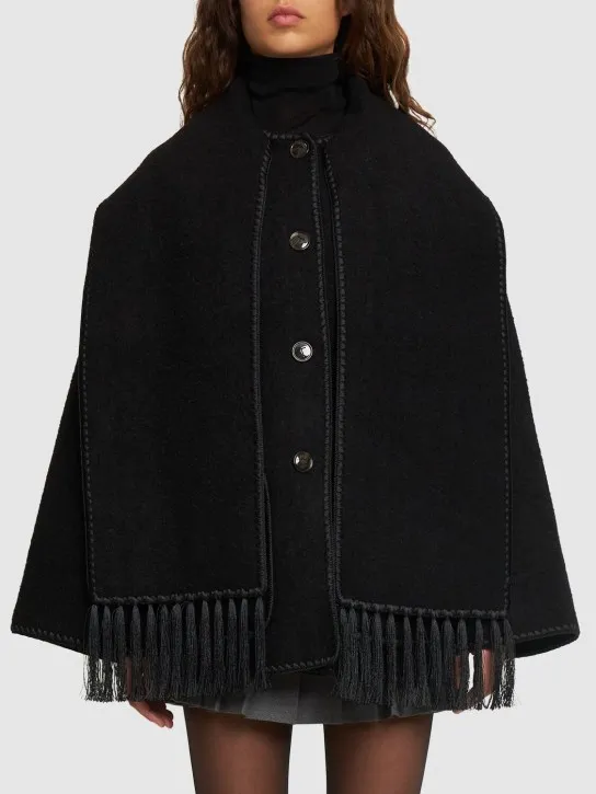 Toteme   Wool blend scarf jacket 