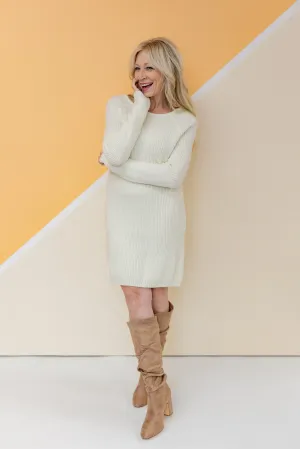 Turning Heads Knit Mini Dress