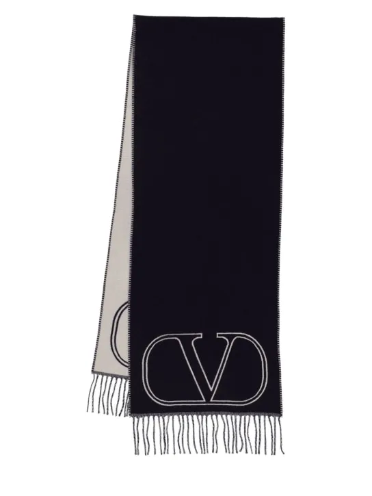 Valentino Garavani   Vlogo signature cashmere scarf 