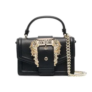 VERSACE JEANS COUTURE BLACK PRINTED BAG