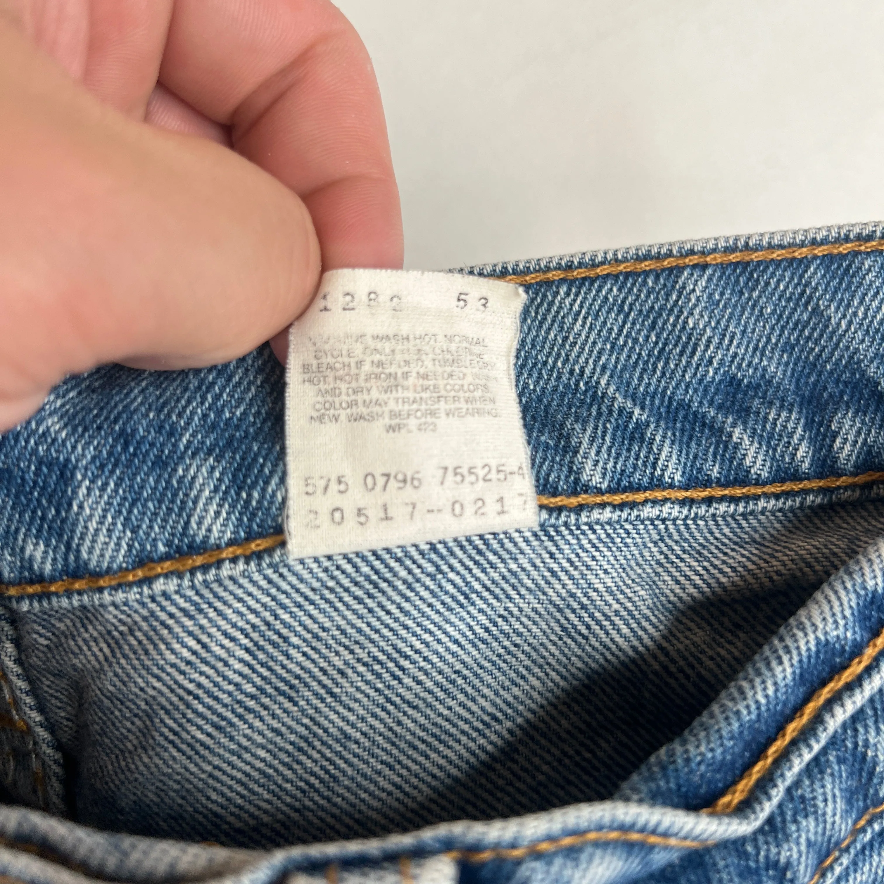 Vintage Levi’s 517 Medium Wash Orange Tabs