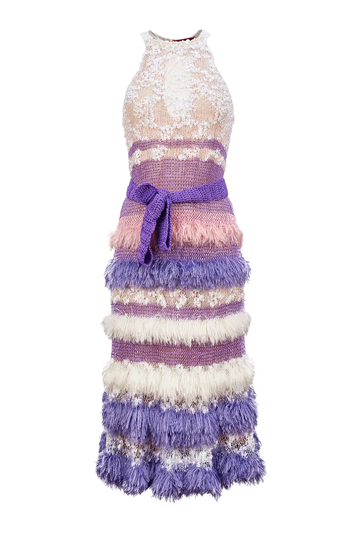 Violet Multicolor Knit Dress