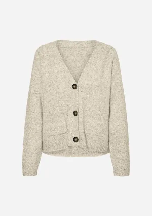 VM Boom LS V-Neck Button Cardigan Birch