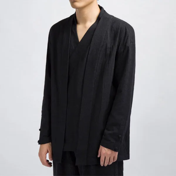 WLS Zen Kimono Cardigan in One Black