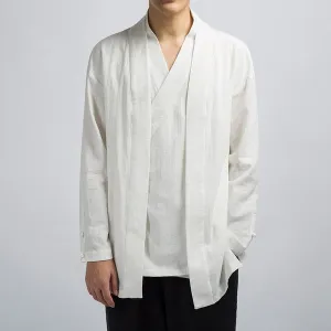 WLS Zen Kimono Cardigan in One Off-White