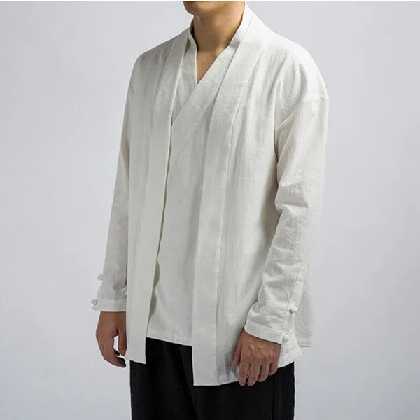 WLS Zen Kimono Cardigan in One Off-White