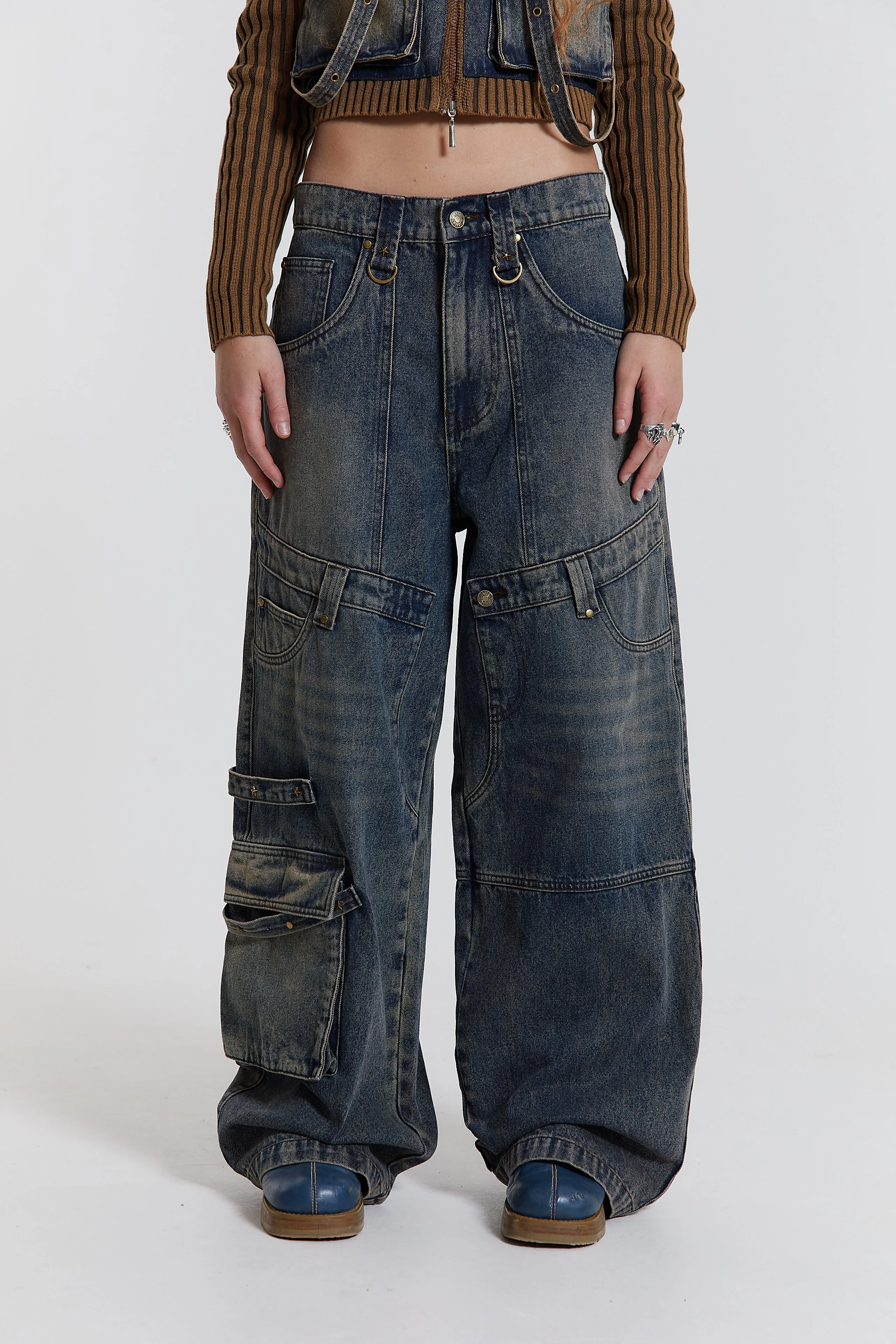 Zenith Double Layer Seam Colossus Baggy Jeans