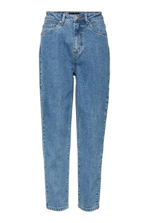 Zoe Mum Jeans - Medium Blue Denim